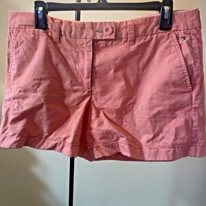Tommy Hilfiger Chino Short Flat Front Orange Coral Size 12